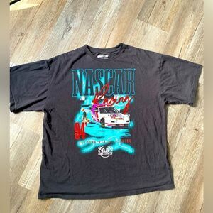 NASCAR Racing ‘94 Daytona Beach Florida Graphic T-shirt Gray Blue Red Size M